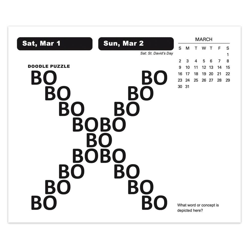 Brain Games 2025 Desk Calendar Second Alternate Image width=&quot;1000&quot; height=&quot;1000&quot;