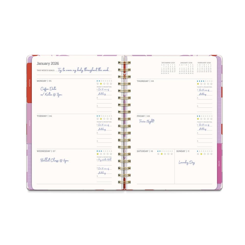 Cherry Sweet Tri Tab 2026 Planner Fifth Alternate Image
