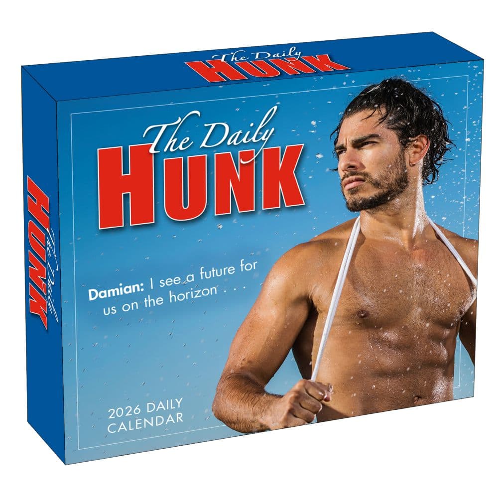 Daily Hunk Get Things Done 2026 Desk Calendar Main Product Image