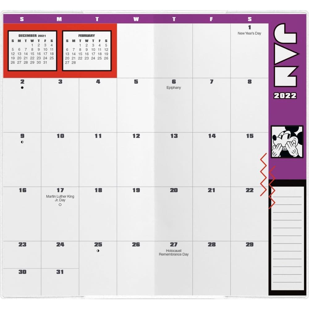 Mickey Mouse 2022 Pocket Planner - Calendars.com