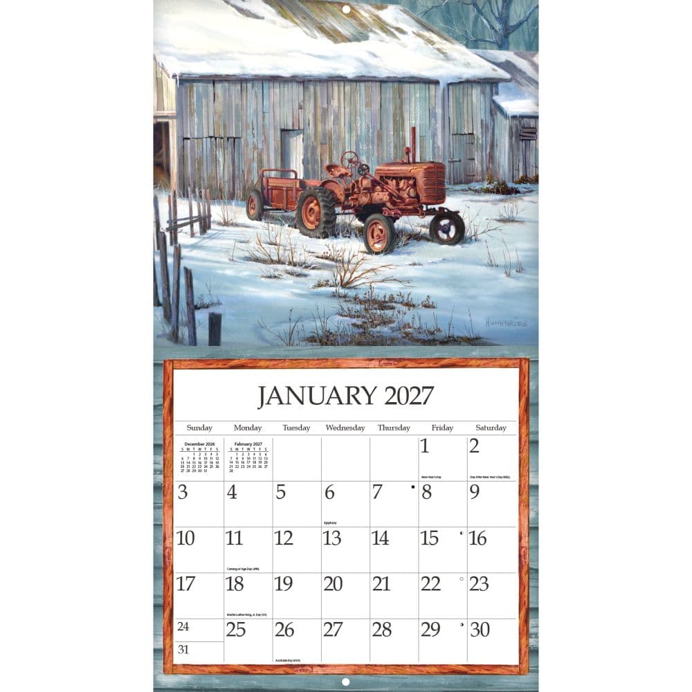 Simple Country Special Edition 2027 Wall Calendar Second Alternate Image