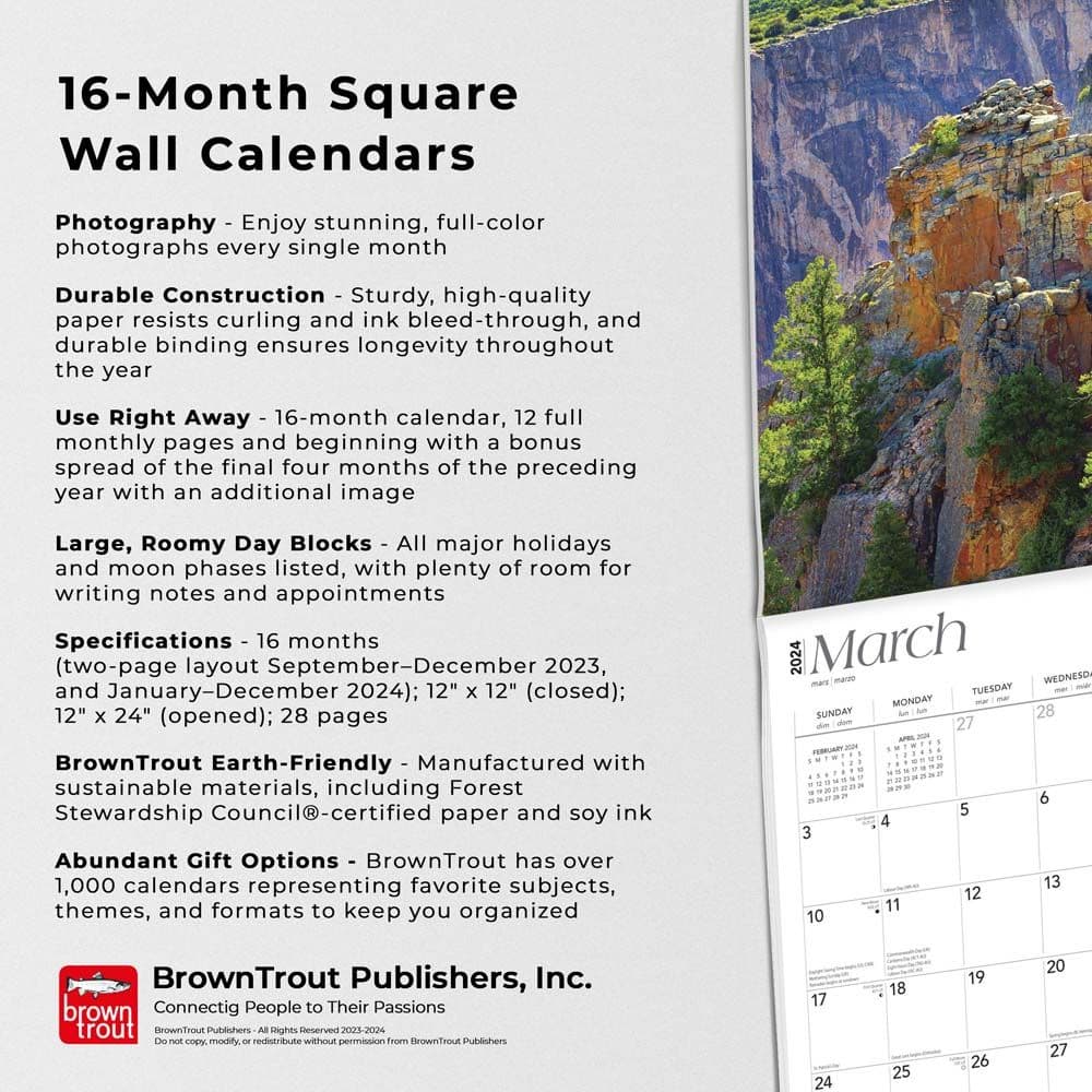 West 2024 Wall Calendar Fourth Alternate  Image width=&quot;1000&quot; height=&quot;1000&quot;