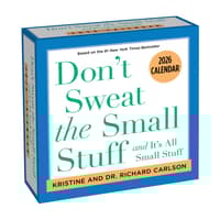 image Dont Sweat the Small Stuff 2026 Desk Calendar Main Image