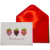 image Handmade Dipped Berries Valentine's Day Card