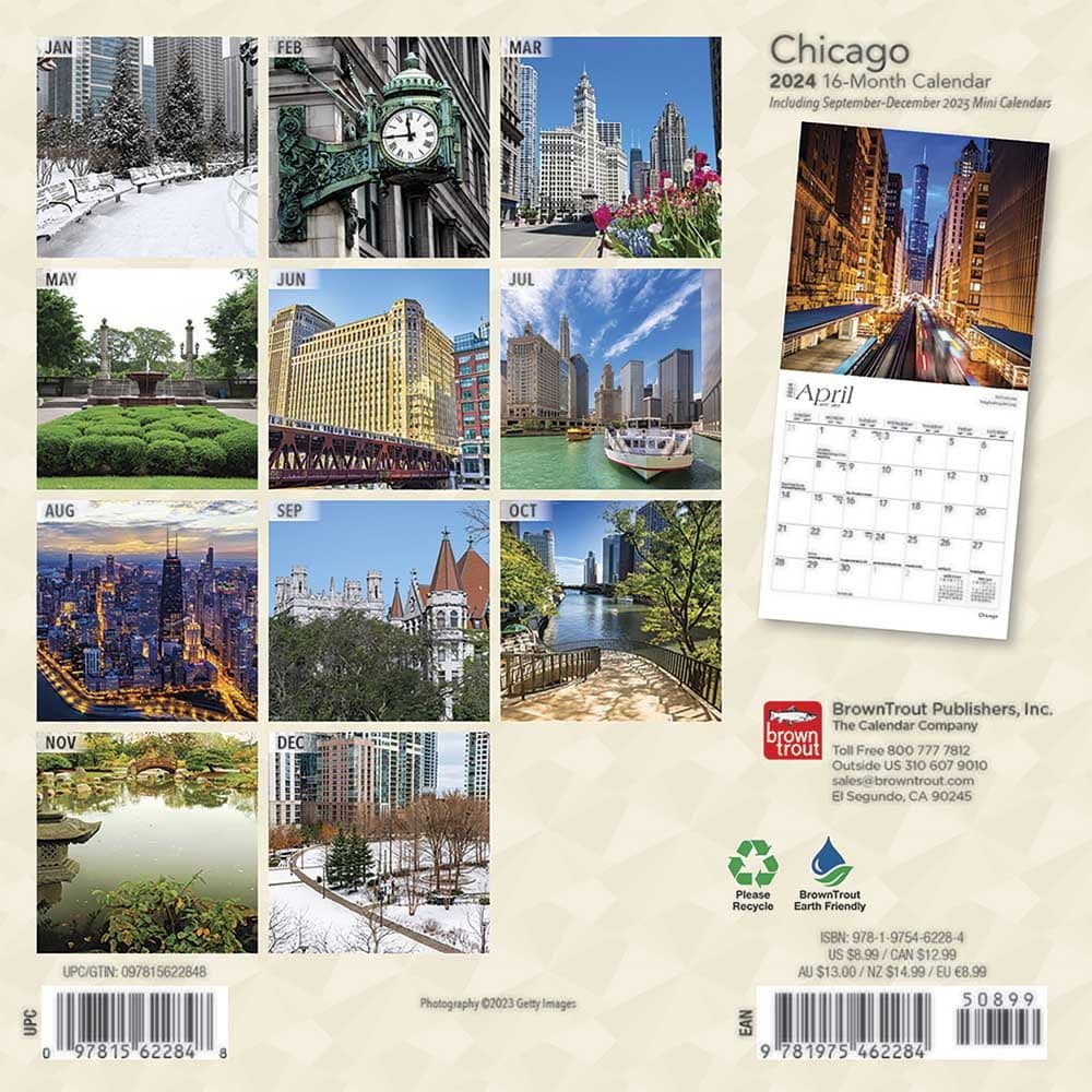 Chicago 2024 Mini Wall Calendar First Alternate  Image width=&quot;1000&quot; height=&quot;1000&quot;