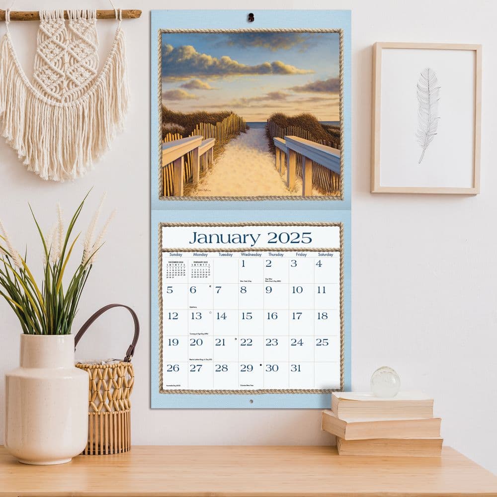 Seaboard by Daniel Pollera 2025 Wall Calendar Third Alternate Image width="1000" height="1000"