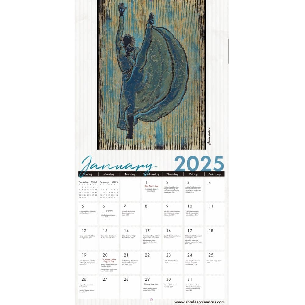 Color my Soul 2025 Wall Calendar Second Alternate Image