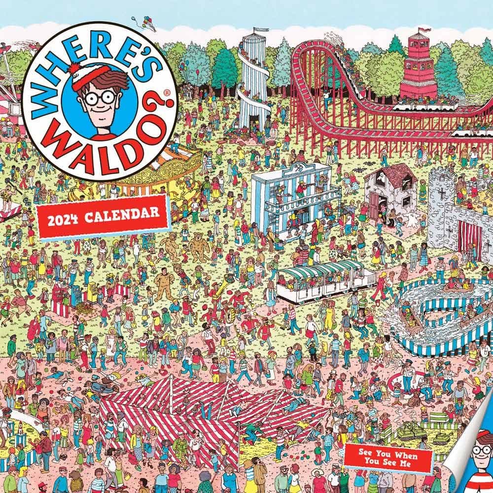 Wheres Waldo 2024 Wall Calendar