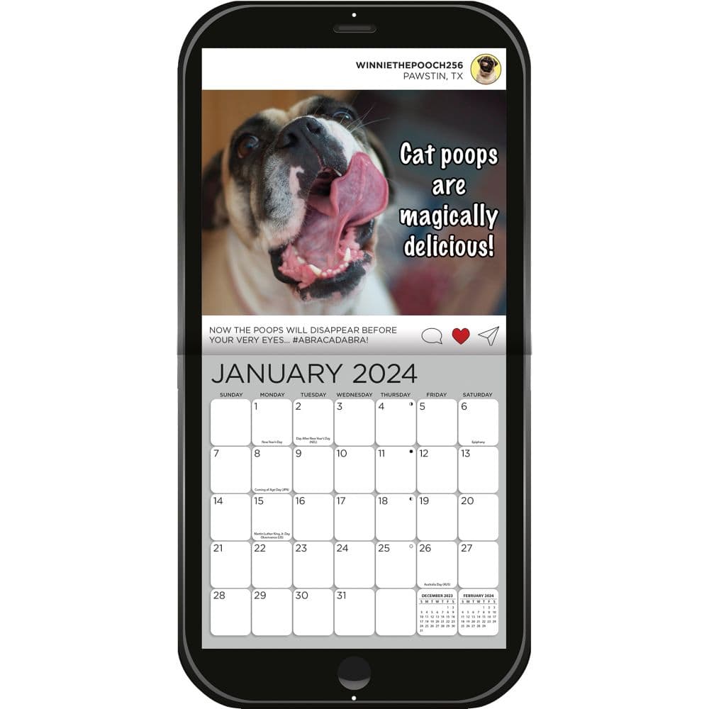 Dog Chat 2024 Wall Calendar interior 1