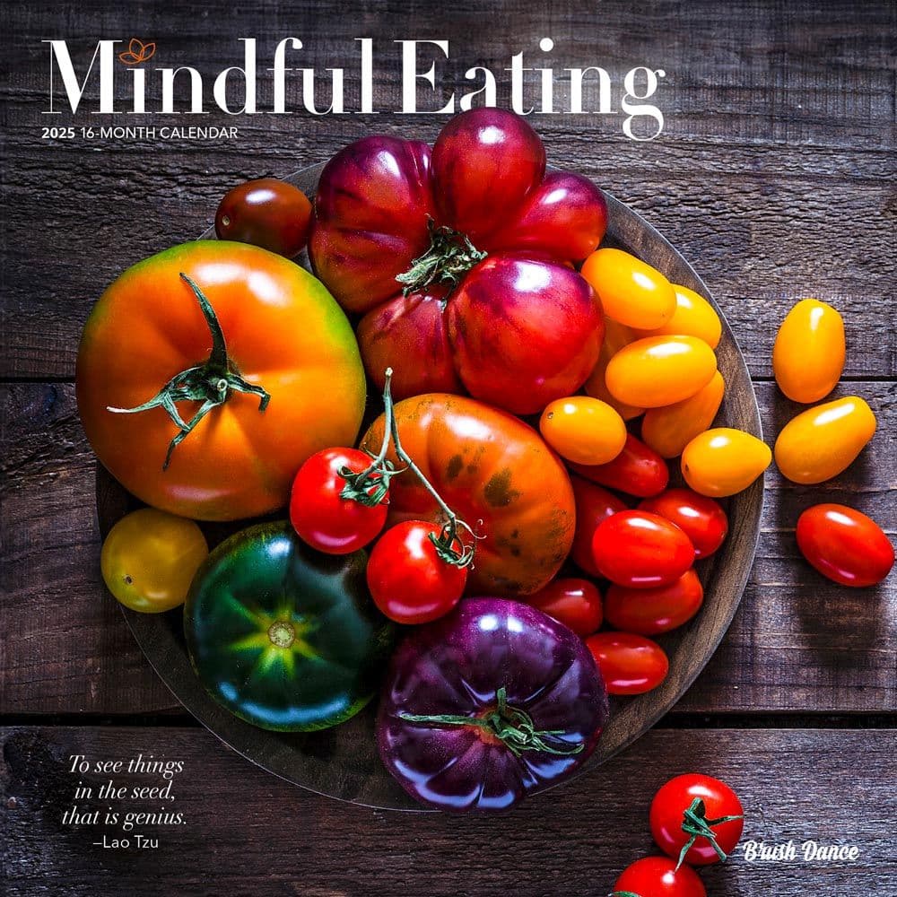 Mindful Eating 2025 Wall Calendar