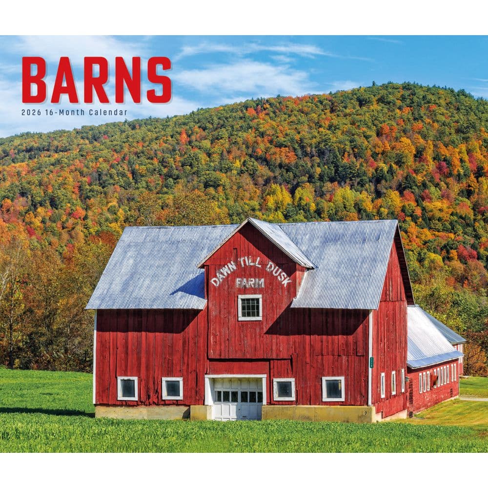 Barns Deluxe 2026 Wall Calendar Main Image