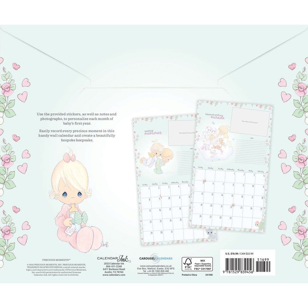 Friendship Is A Sweet Journey 2024 16-Month Wall Calendar - Precious  Moments Co. Inc.