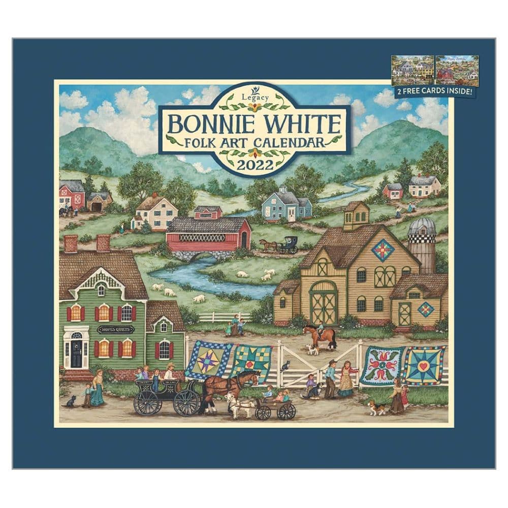 Folk Art 2022 Wall Calendar