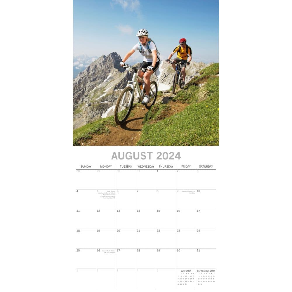 Mountain Biking 2025 Wall Calendar