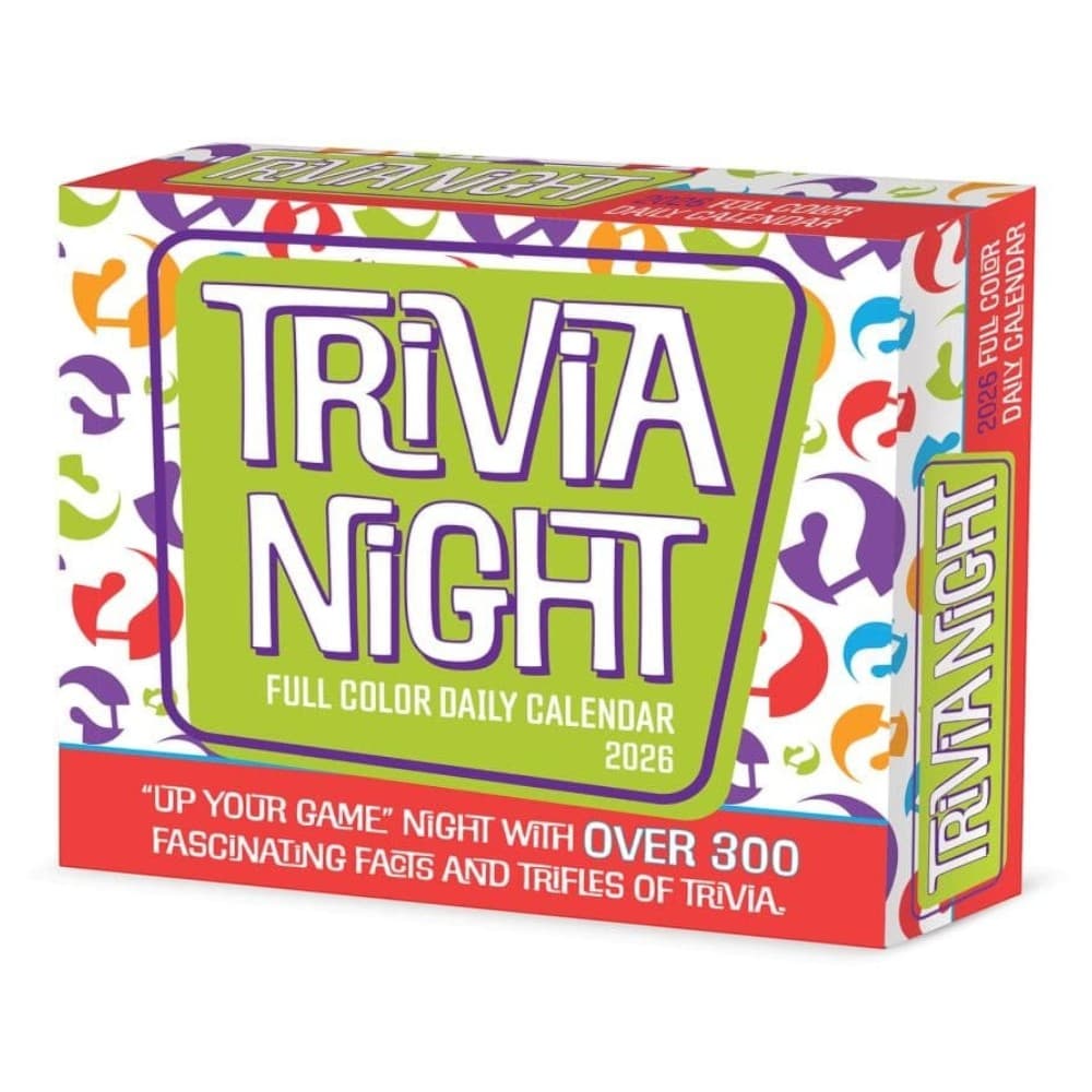 Trivia Night 2026 Desk Calendar Main Product Image