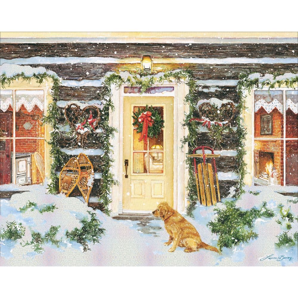Christmas Visitor Boxed Christmas Cards Second Alternate Image