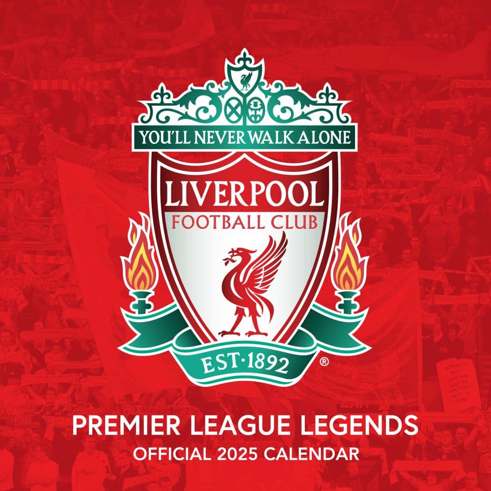 Liverpool Legends 2025 Wall Calendar