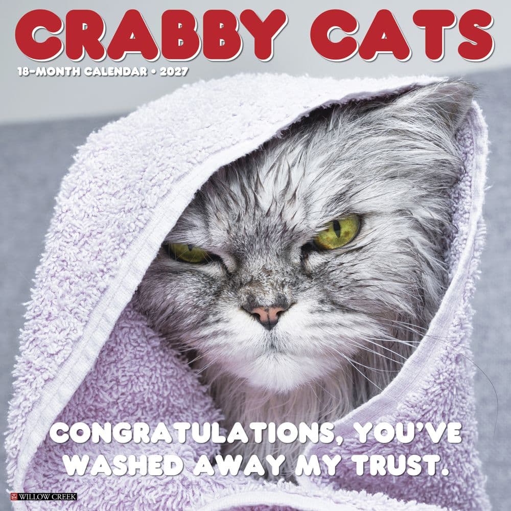 image Crabby Cats 2027 Wall Calendar Main Product Image