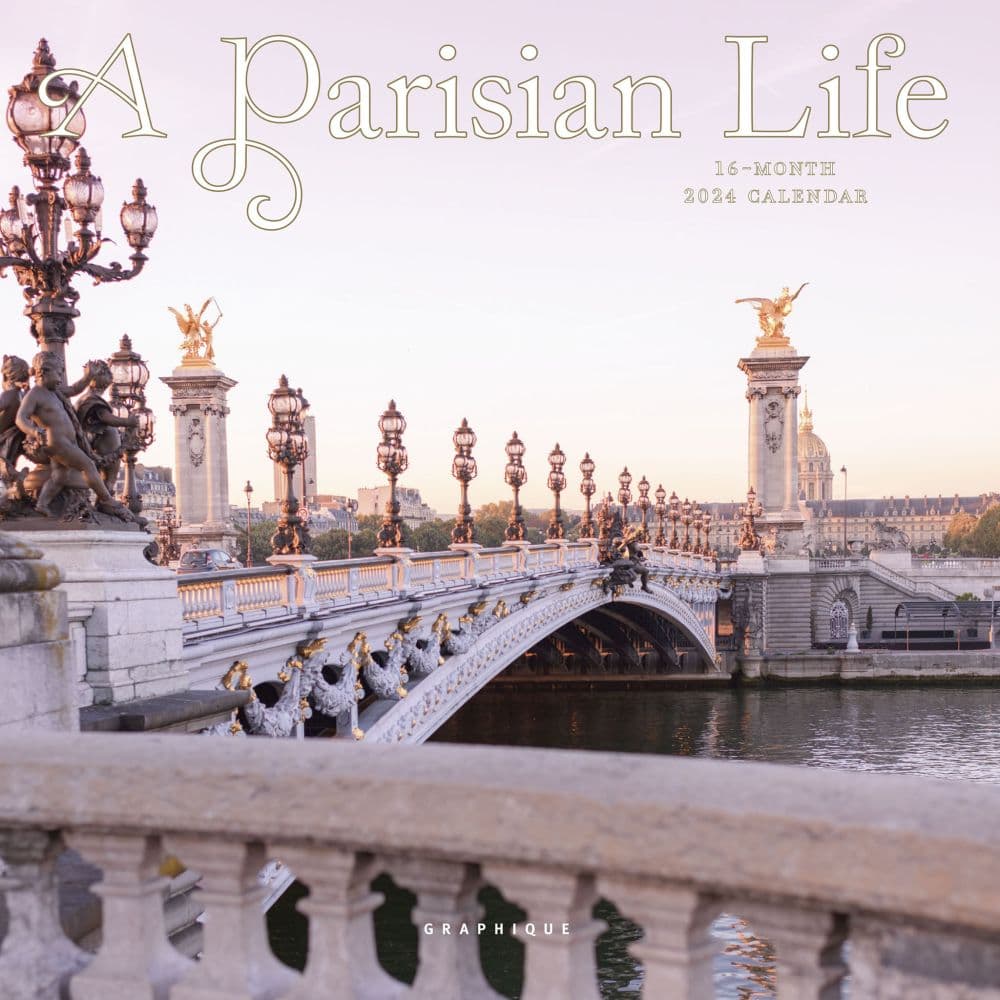 Parisian Life 2024 Mini Wall Calendar Main Product Image width=&quot;1000&quot; height=&quot;1000&quot;