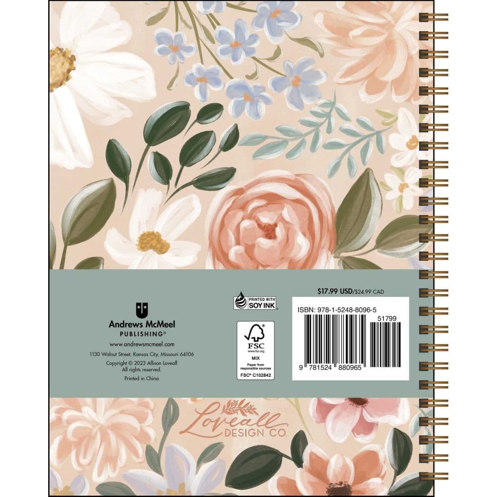 Scriptures and Florals 2024 Planner