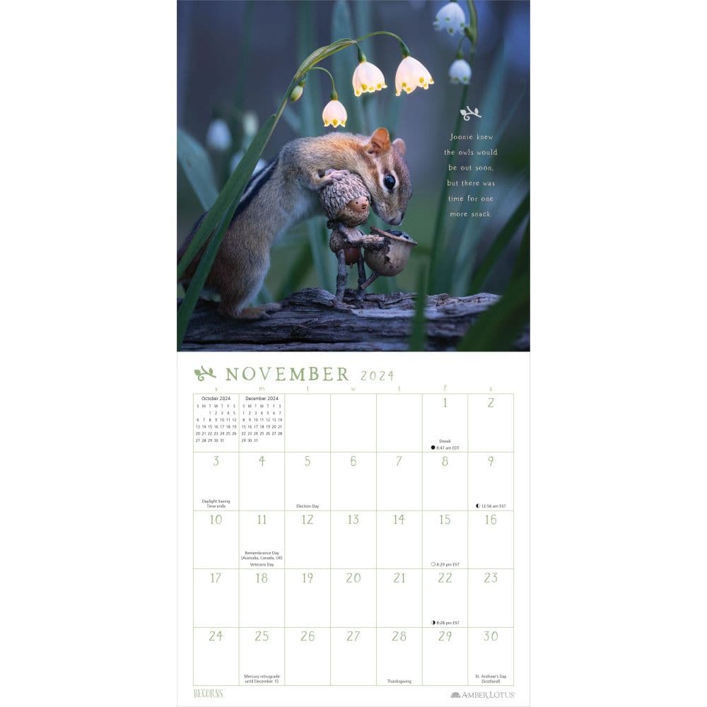 becorns-forest-folk-2024-mini-wall-calendar-calendars