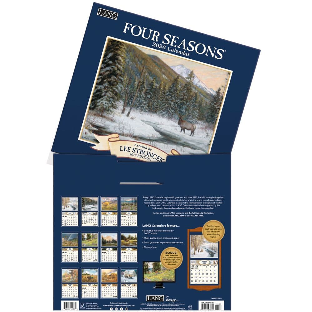Four Seasons 2026 Wall Calendar by Lee Stroncek_ALT3