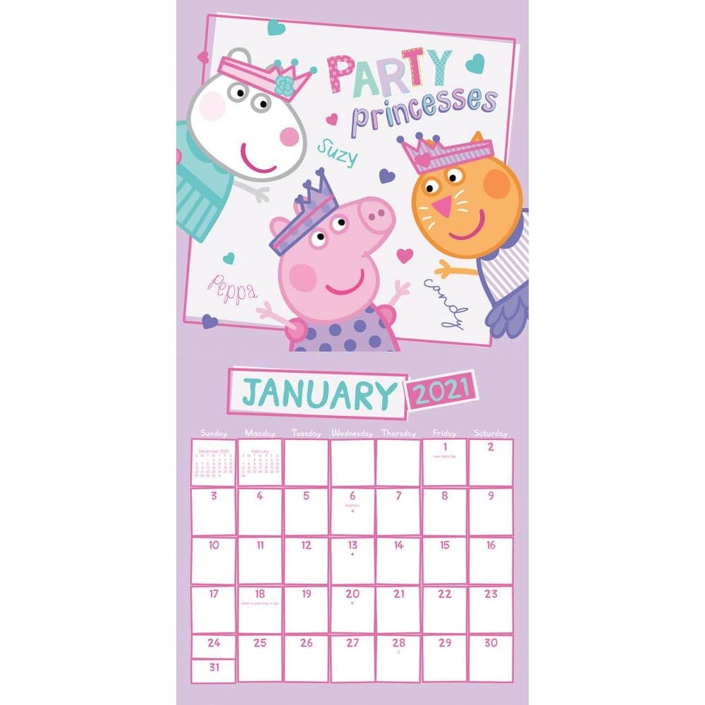 Peppa Pig Wall Calendar