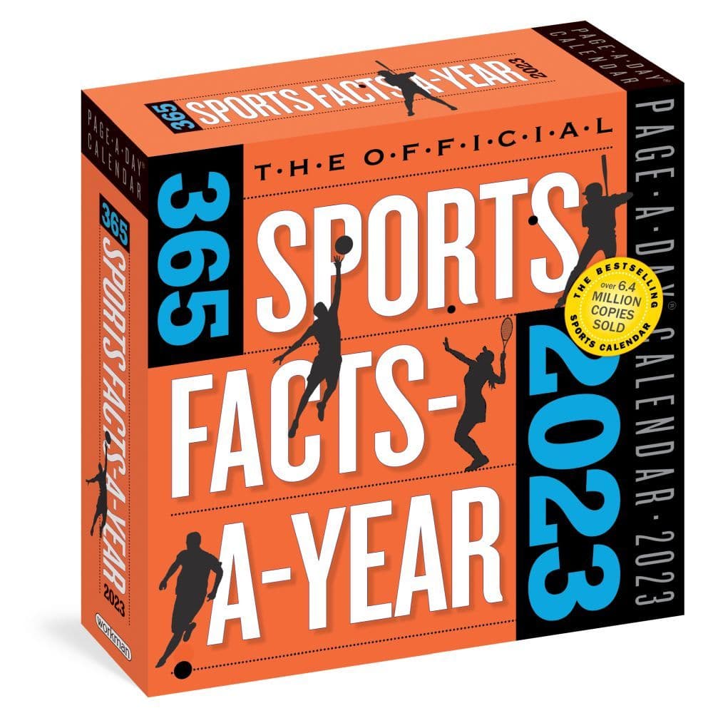 365 Sports Facts Page-A-Day 2023 Desk Calendar