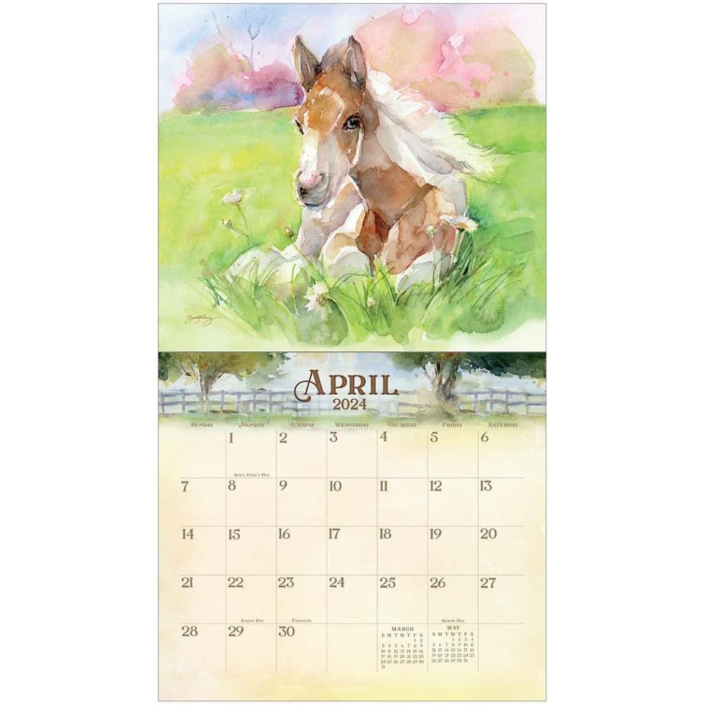 For The Love Of Horses 2024 Wall Calendar Alternate Image 2