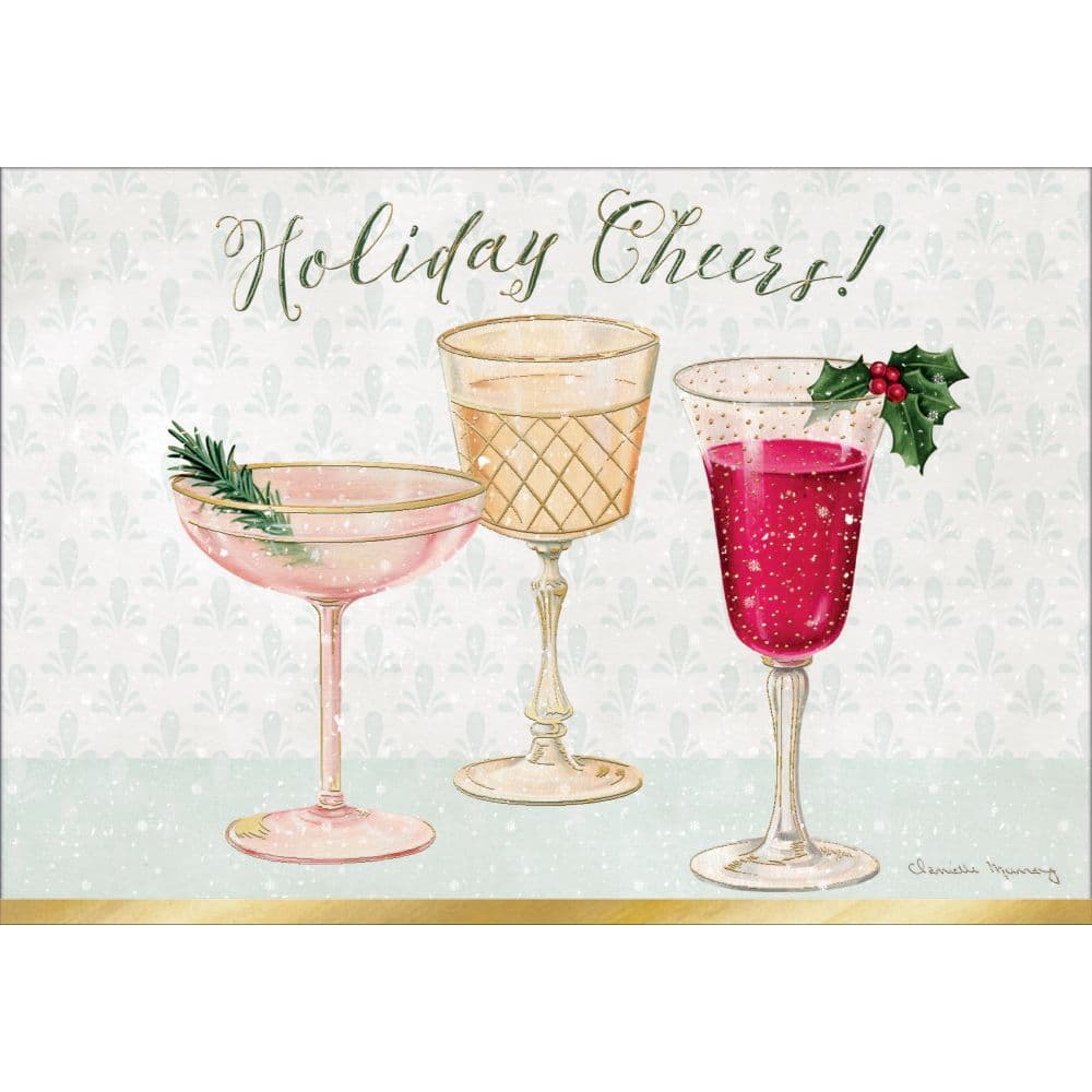 Holiday Cheers by Danielle Murray Petite Christmas Cards  Main Image