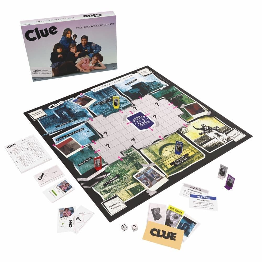 Clue The Breakfast Club Board Game Ninth Alternate Image