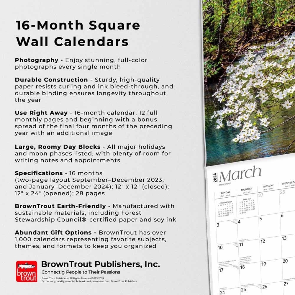 Arkansas Wild and Scenic 2024 Wall Calendar