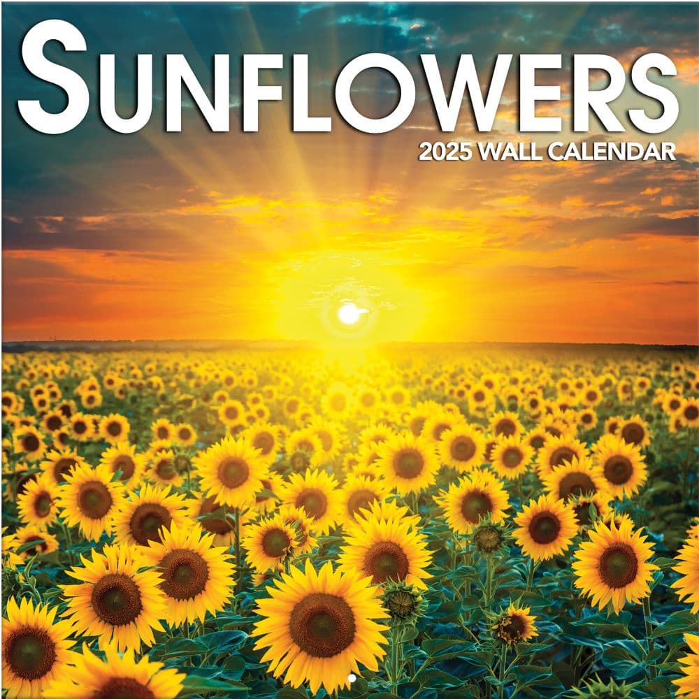 Sunflowers 2025 Wall Calendar