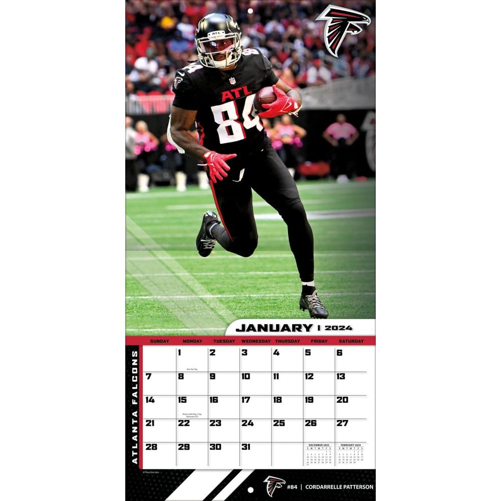 Atlanta Falcons 2024 Wall Calendar