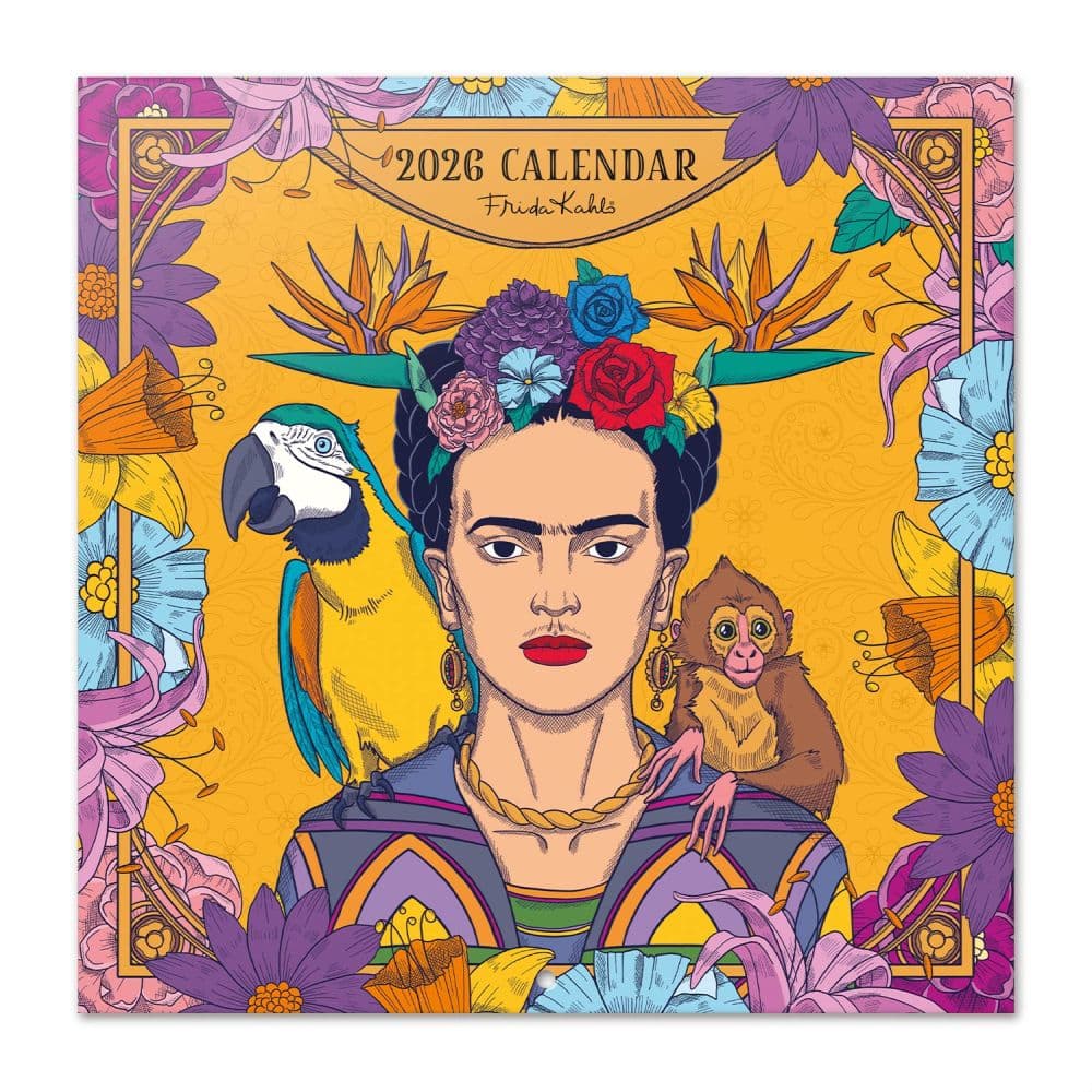 Frida Kahlo 2026 Wall Calendar Main Product Image