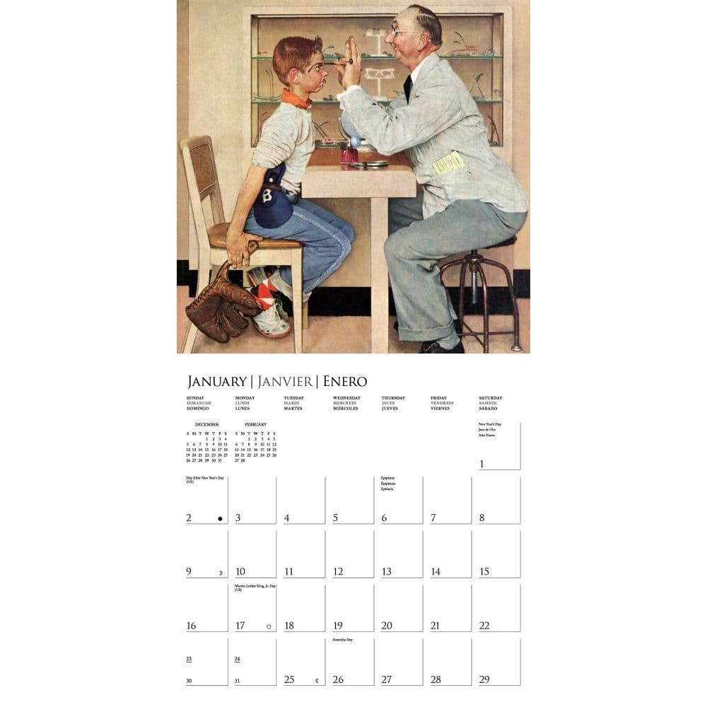 Rockwell 2022 Wall Calendar - Calendars.com