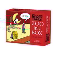 image Rubes Zoo In A Box by Leigh Rubin 2026 Desk Calendar Main Image