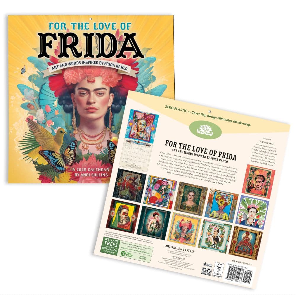 For the Love of Frida 2025 Wall Calendar First Alternate Image