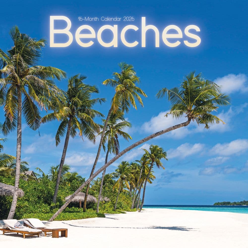 Beaches 2026 Wall Calendar Main Image