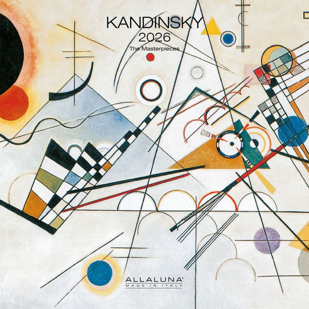 Kandinsky 2026 Wall Calendar Main Product Image