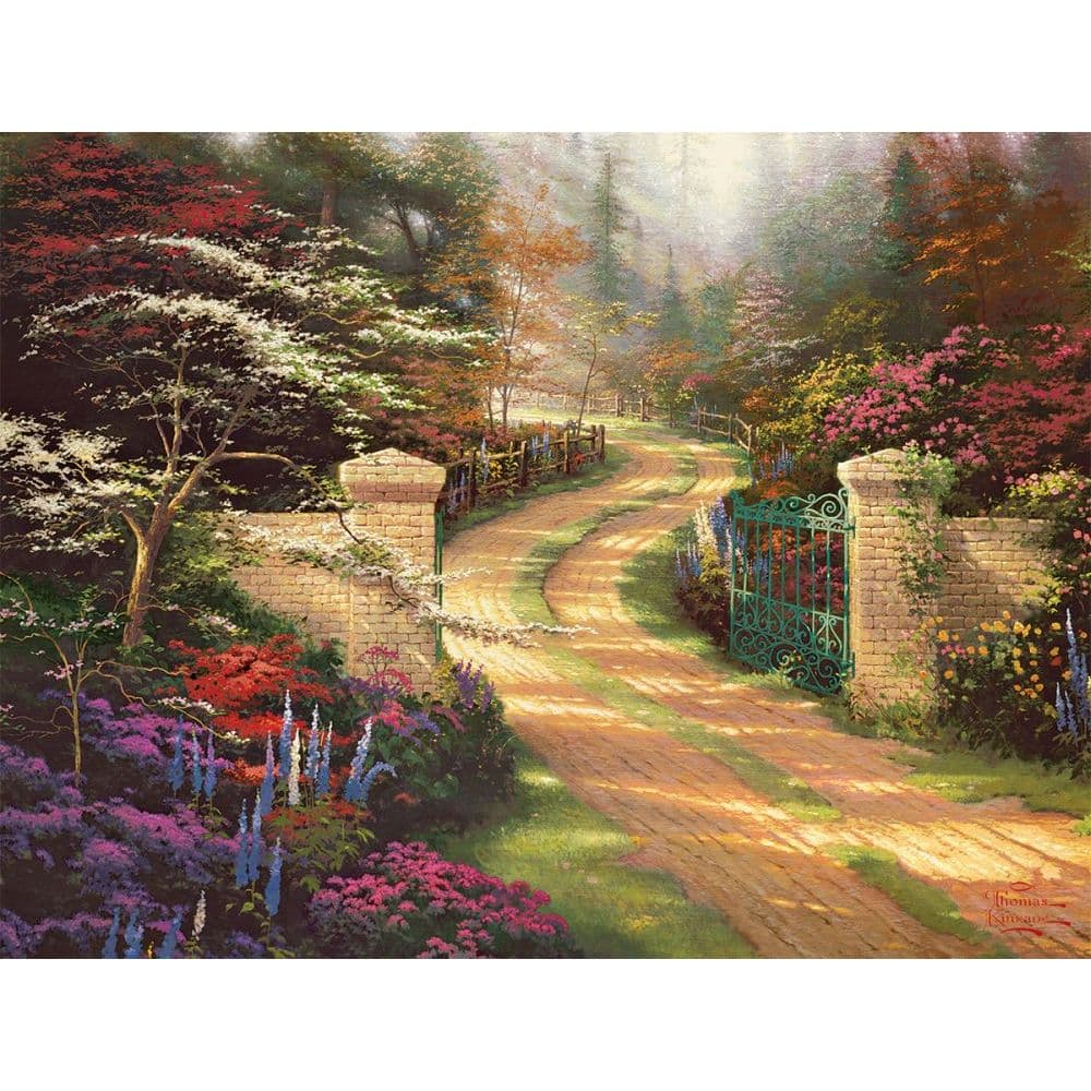 Garden Serenity 5.25" x 4" Blank Assorted Boxed Note Cards by Thomas Kinkade Alternate Image 3