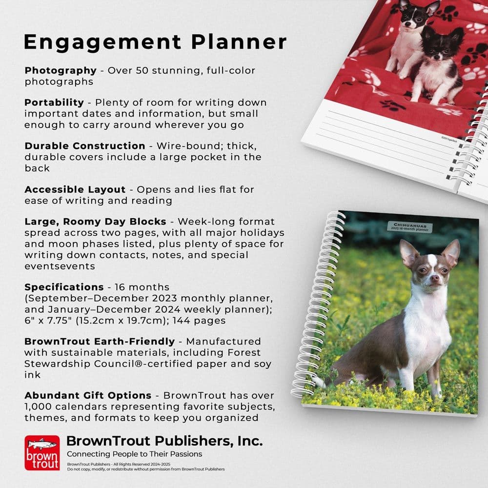 Chihuahuas 2025 Engagement Planner Fifth Alternate Image