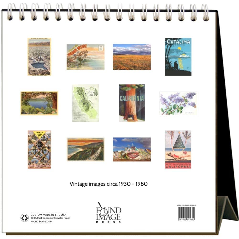 California Nostalgic 2026 Easel Desk Calendar First Alternate Image