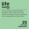 image Life Hacks 2027 Desk Calendar Third Alternate Image