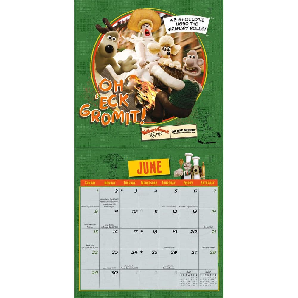 Wallace and Gromit 2025 Mini Wall Calendar Third Alternate Image width=&quot;1000&quot; height=&quot;1000&quot;