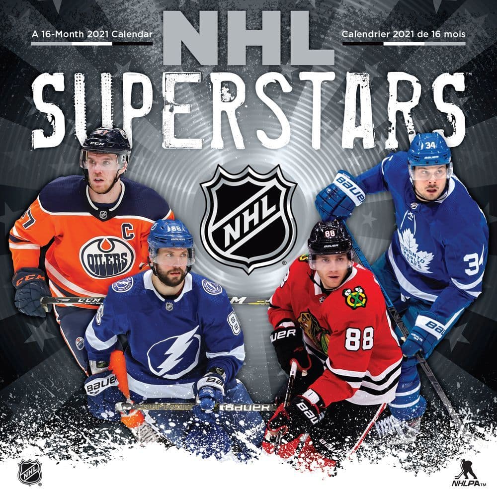 NHL Superstars Wall Calendar 