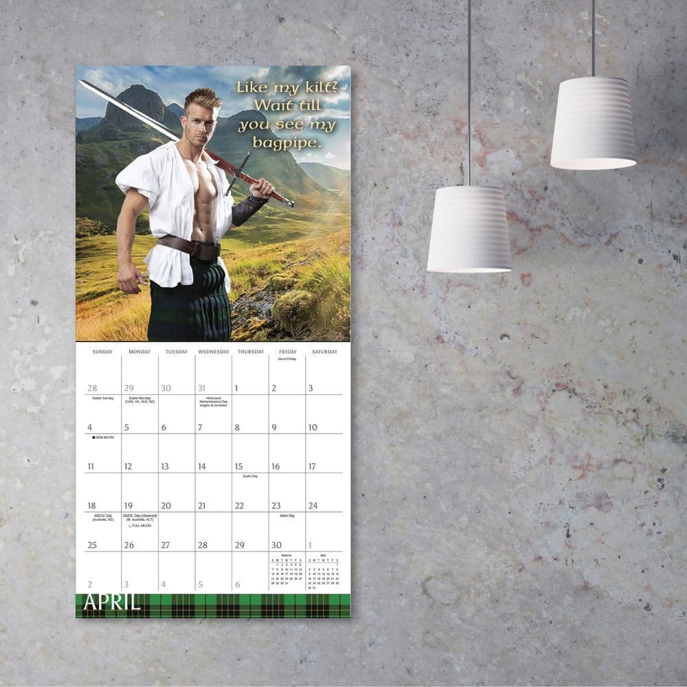 Kilty Pleasures Wall Calendar