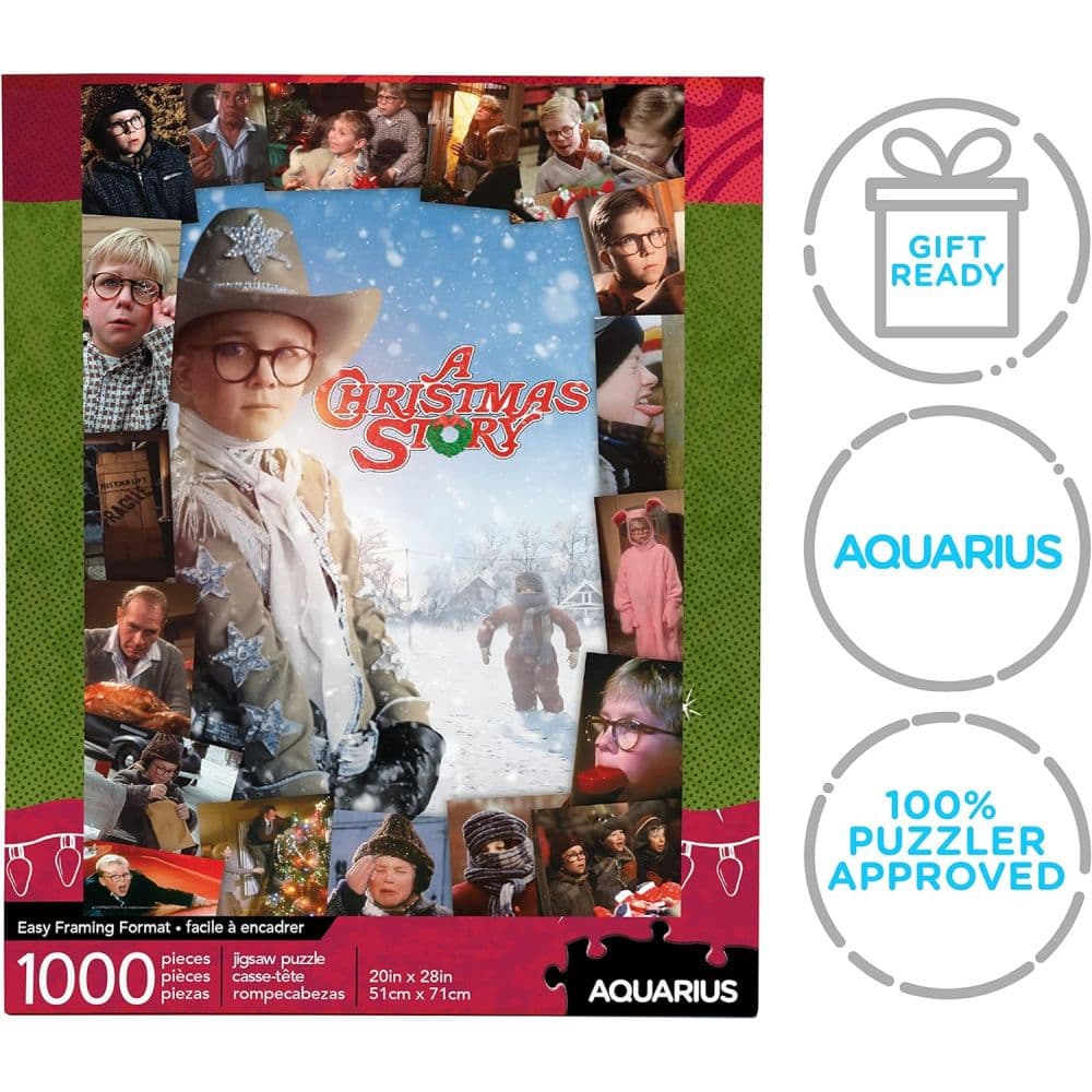 Christmas Story Collage 1000 Piece Puzzle Fourth Alternate Image width=&quot;1000&quot; height=&quot;1000&quot;