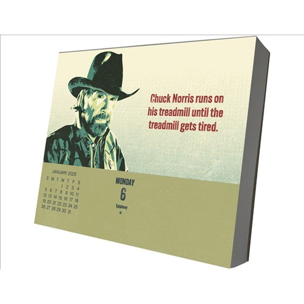 Chuck Norris 2025 Desk Calendar Sixth Alternate Image