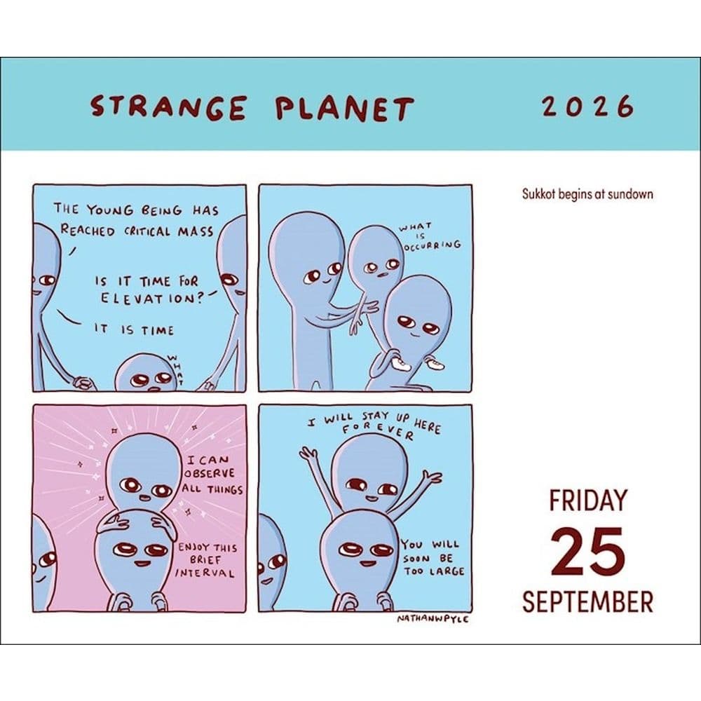 Strange Planet 2026 Desk Calendar Third Alternate Image